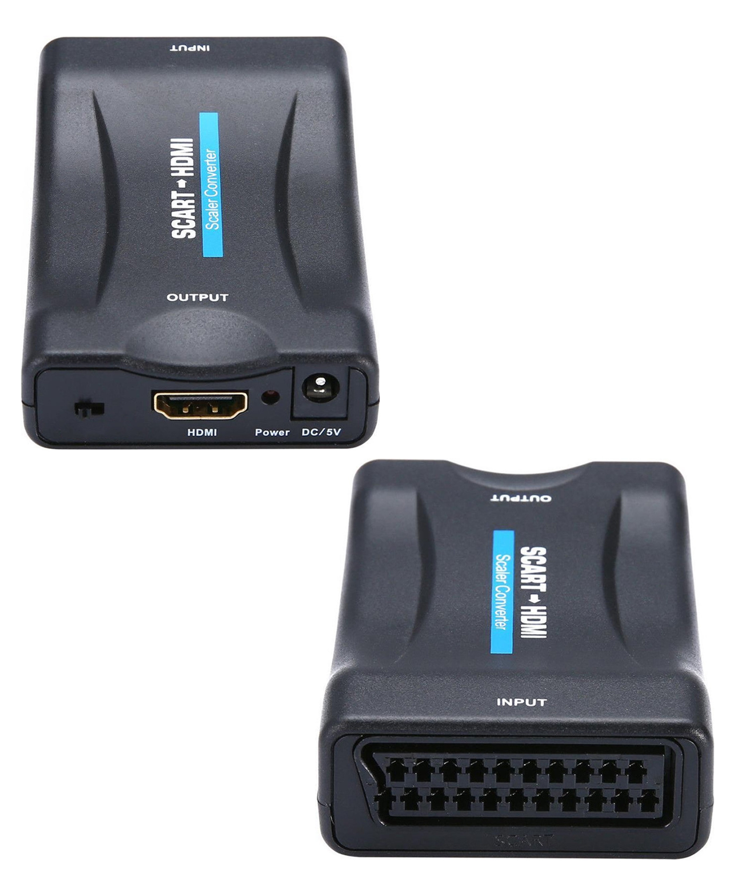 Nomfy Scart Naar HDMI Converter Kabel Adapter Omvormer 1080p - Scart naar HDMI kabel - Zwart