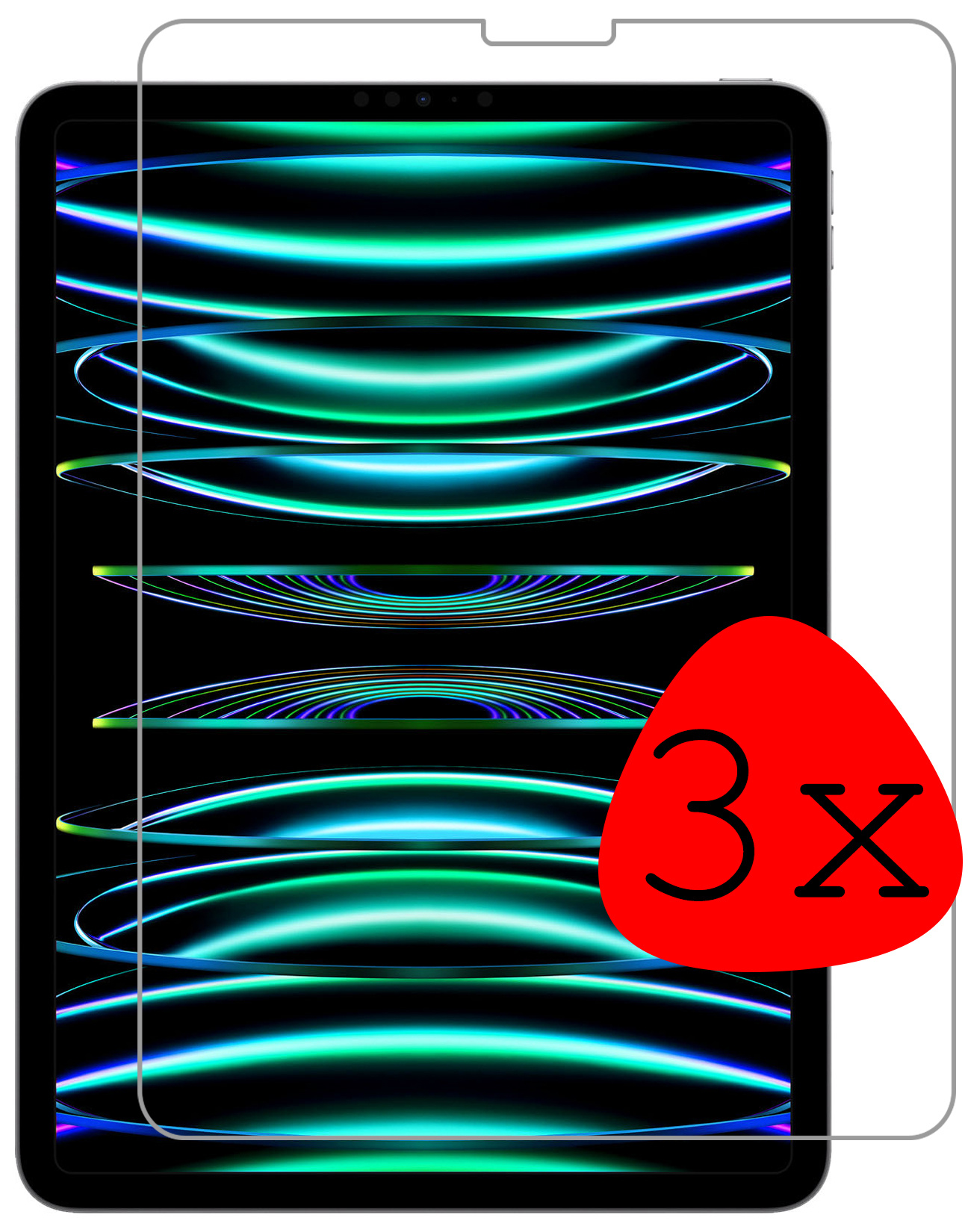 BASEY. BASEY. iPad Pro 11 inch (2018) Screenprotector - 3 PACK