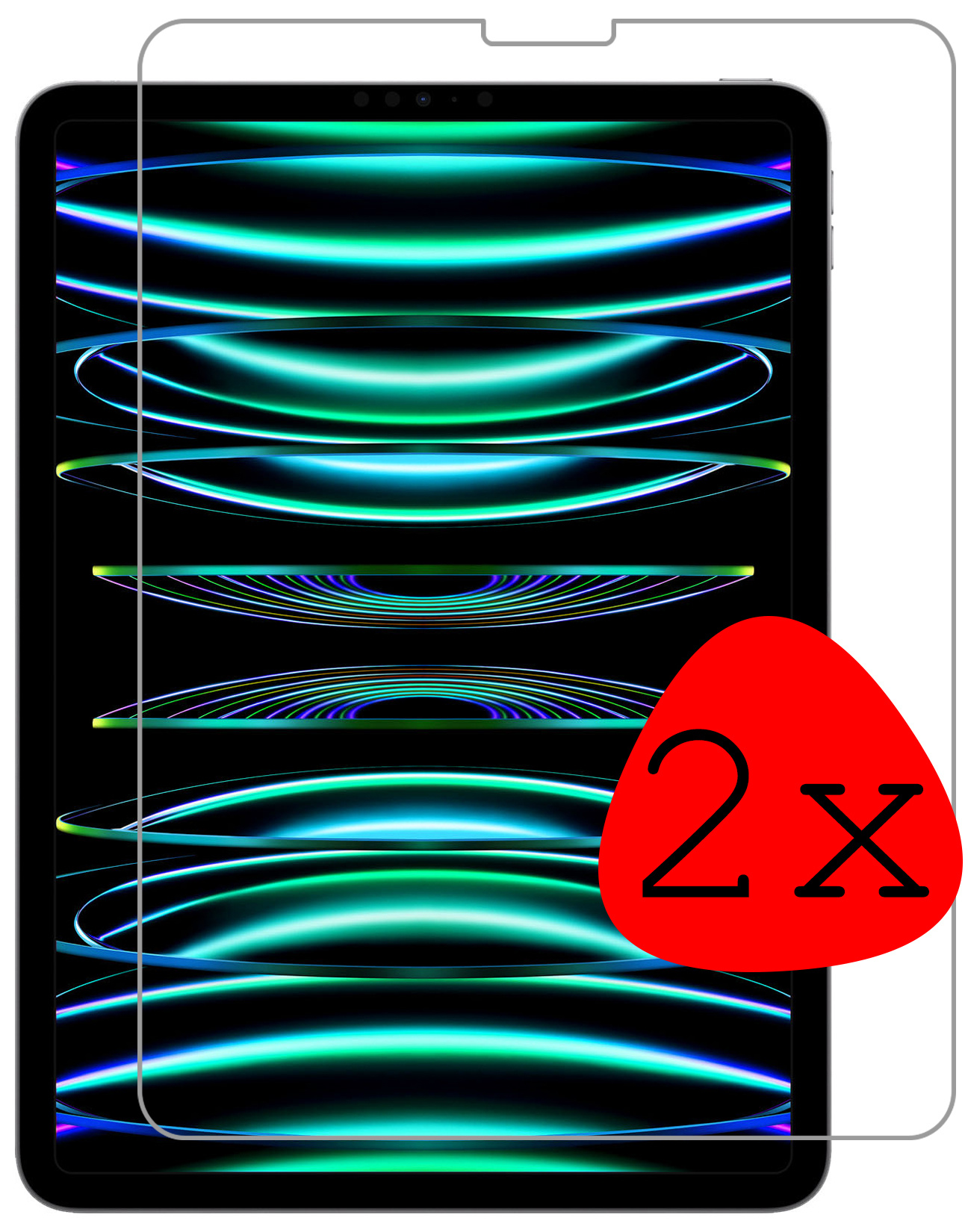 BASEY. BASEY. iPad Pro 11 inch (2021) Screenprotector - 2 PACK