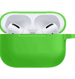 Nomfy Nomfy Siliconen Bescherm Hoes Voor Apple AirPods Pro Case Hoesje - Groen