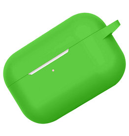 NoXx NoXx Siliconen Bescherm Hoes Voor Apple AirPods Pro Case Hoesje - Groen