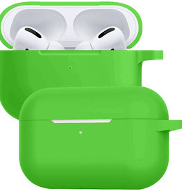 BASEY. BASEY. Siliconen Bescherm Hoes Voor Apple AirPods Pro Case Hoesje - Groen