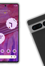 Nomfy Hoesje Geschikt voor Google Pixel 7 Pro Hoesje Siliconen Cover Case - Hoes Geschikt voor Google Pixel 7 Pro Hoes Back Case - Transparant