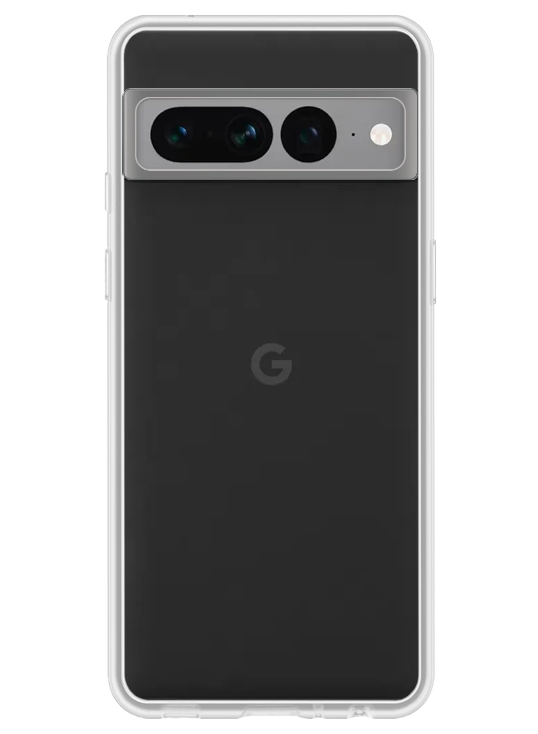 NoXx Hoes Geschikt voor Google Pixel 7 Pro Hoesje Cover Siliconen Back Case Hoes - Transparant - 2x