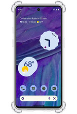 BASEY. Hoes Geschikt voor Google Pixel 7 Hoesje Shock Proof Case Hoes Siliconen - Hoesje Geschikt voor Google Pixel 7 Hoes Cover Shockproof - Transparant