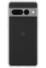 BASEY. Hoes Geschikt voor Google Pixel 7 Pro Hoesje Siliconen Back Cover Case - Hoesje Geschikt voor Google Pixel 7 Pro Hoes Cover Hoesje - Transparant