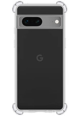 Nomfy Hoesje Geschikt voor Google Pixel 7 Hoesje Shock Proof Cover Case Shockproof - Hoes Geschikt voor Google Pixel 7 Hoes Siliconen Back Case - Transparant