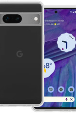 BASEY. Hoes Geschikt voor Google Pixel 7 Hoesje Siliconen Back Cover Case - Hoesje Geschikt voor Google Pixel 7 Hoes Cover Hoesje - Transparant