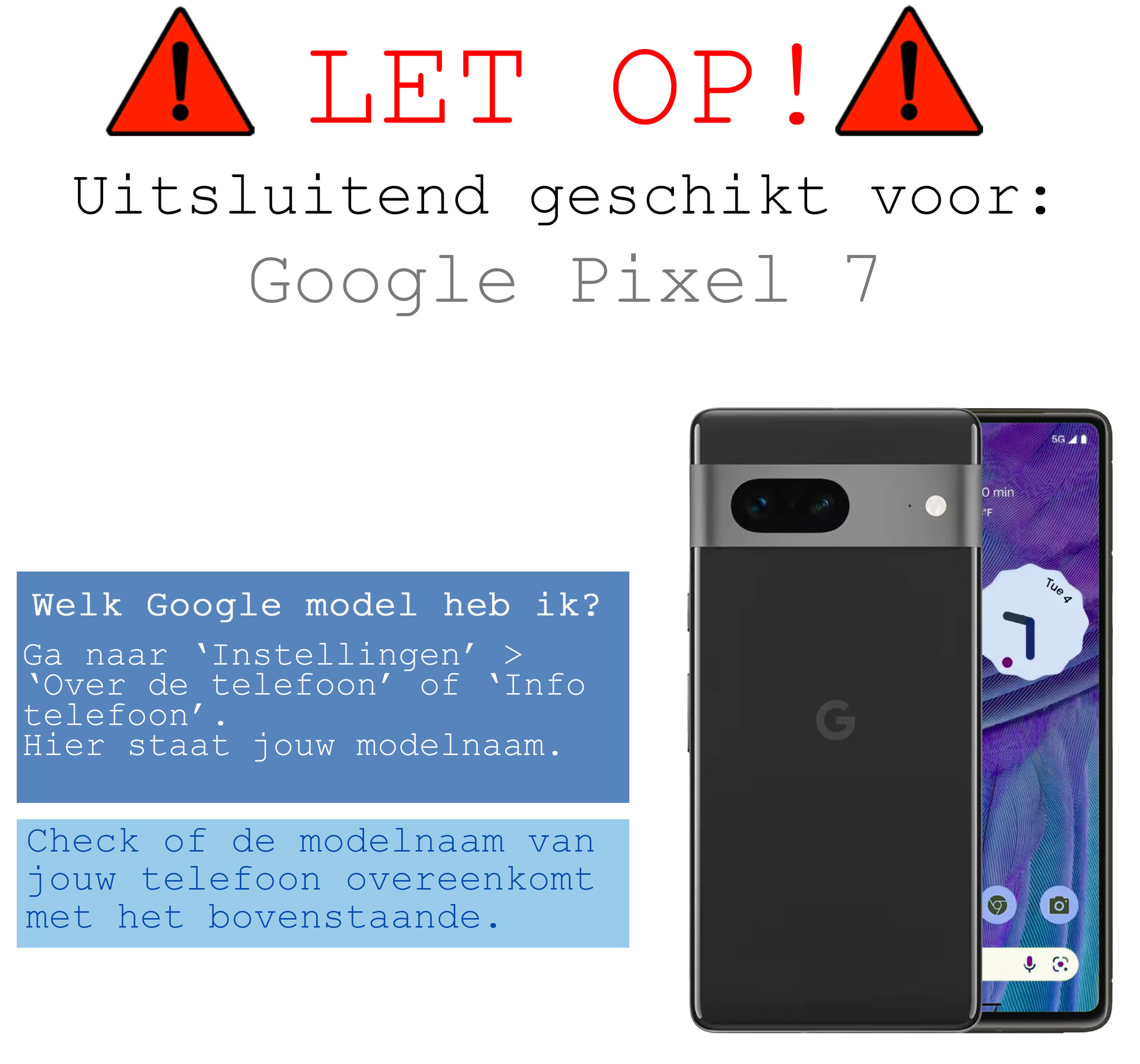 BASEY. Hoes Geschikt voor Google Pixel 7 Hoesje Siliconen Back Cover Case - Hoesje Geschikt voor Google Pixel 7 Hoes Cover Hoesje - Transparant - 2 Stuks