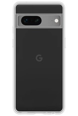 BASEY. Hoes Geschikt voor Google Pixel 7 Hoesje Siliconen Back Cover Case - Hoesje Geschikt voor Google Pixel 7 Hoes Cover Hoesje - Transparant - 2 Stuks