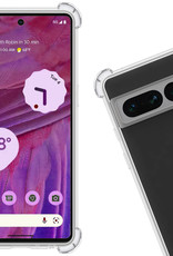 Nomfy Hoesje Geschikt voor Google Pixel 7 Pro Hoesje Shock Proof Cover Case Shockproof - Hoes Geschikt voor Google Pixel 7 Pro Hoes Siliconen Back Case - Transparant