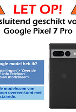 Nomfy Hoesje Geschikt voor Google Pixel 7 Pro Hoesje Shock Proof Cover Case Shockproof - Hoes Geschikt voor Google Pixel 7 Pro Hoes Siliconen Back Case - Transparant