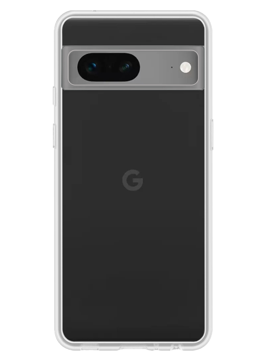 Nomfy Hoesje Geschikt voor Google Pixel 7 Hoesje Siliconen Cover Case - Hoes Geschikt voor Google Pixel 7 Hoes Back Case - Transparant