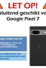 Nomfy Google Pixel 7 Hoesje Siliconen Case Back Cover - Google Pixel 7 Hoes Cover Silicone - Transparant