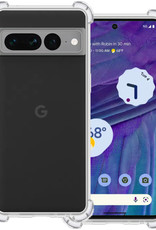 BASEY. Hoes Geschikt voor Google Pixel 7 Pro Hoesje Shock Proof Case Hoes Siliconen - Hoesje Geschikt voor Google Pixel 7 Pro Hoes Cover Shockproof - Transparant