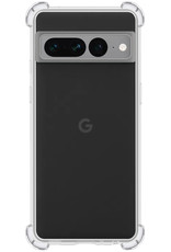 BASEY. Hoes Geschikt voor Google Pixel 7 Pro Hoesje Shock Proof Case Hoes Siliconen - Hoesje Geschikt voor Google Pixel 7 Pro Hoes Cover Shockproof - Transparant