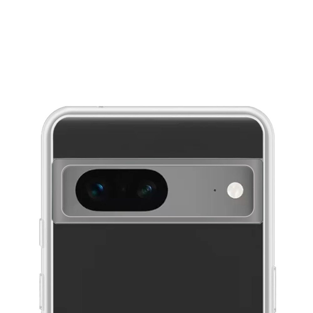 NoXx Hoes Geschikt voor Google Pixel 7 Hoesje Cover Siliconen Back Case Hoes Met Screenprotector - Transparant