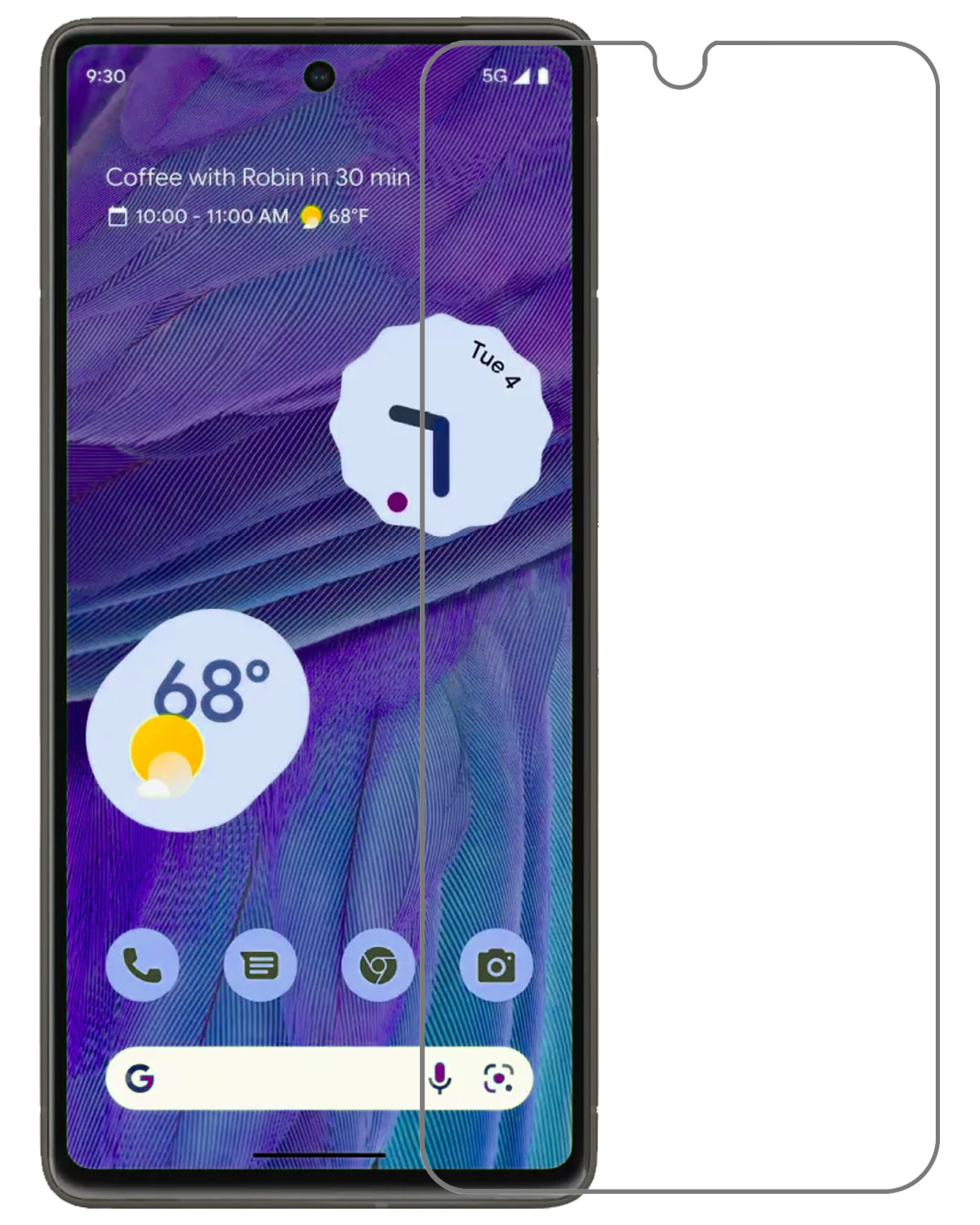 BASEY. Screenprotector Geschikt voor Google Pixel 7 Screenprotector Tempered Glass - Screenprotector Geschikt voor Google Pixel 7 Beschermglas Screen Protector Glas