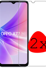 BASEY. Screenprotector Geschikt voor OPPO A77 Screenprotector Tempered Glass - Screenprotector Geschikt voor OPPO A77 Beschermglas Screen Protector Glas - 2 Stuks