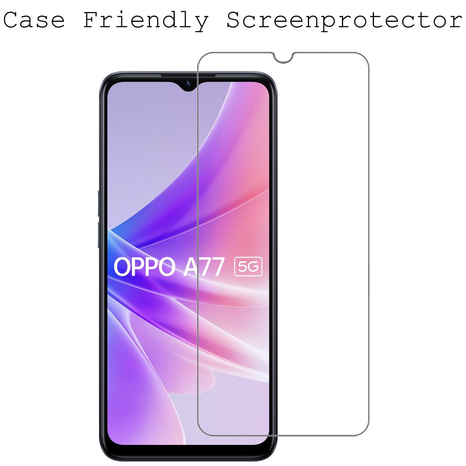 BASEY. Screenprotector Geschikt voor OPPO A77 Screenprotector Tempered Glass - Screenprotector Geschikt voor OPPO A77 Beschermglas Screen Protector Glas - 2 Stuks