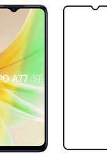 Nomfy Screenprotector Geschikt voor OPPO A77 Screenprotector Bescherm Glas - Screenprotector Geschikt voor OPPO A77 Screen Protector Tempered Glass Full Screen Full Cover - 2 PACK