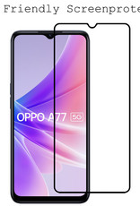 BASEY. Screenprotector Geschikt voor OPPO A77 Screenprotector Beschermglas Full Cover - Screenprotector Geschikt voor OPPO A77 Screen Protector Full Cover
