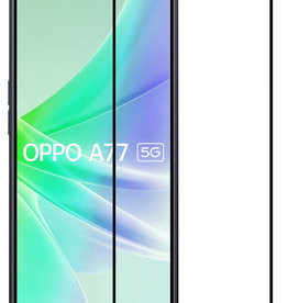 NoXx NoXx OPPO A77 Screenprotector Glas Full Cover