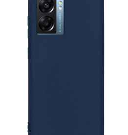 Nomfy Nomfy OPPO A77 Hoesje Siliconen - Donkerblauw