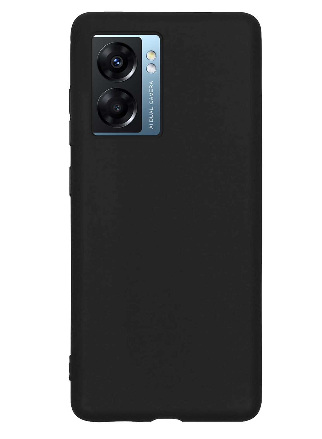 Nomfy Hoesje Geschikt voor OPPO A77 Hoesje Siliconen Cover Case - Hoes Geschikt voor OPPO A77 Hoes Back Case - Zwart