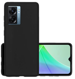 NoXx NoXx OPPO A77 Hoesje Siliconen - Zwart