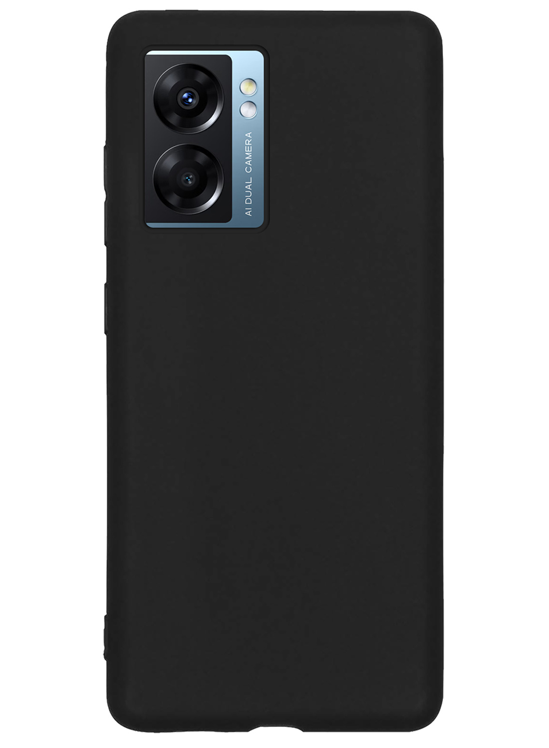 NoXx Hoes Geschikt voor OPPO A77 Hoesje Cover Siliconen Back Case Hoes - Zwart - 2x