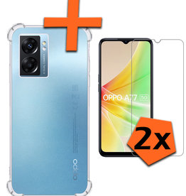Nomfy Nomfy OPPO A77 Hoesje Shockproof Met 2x Screenprotector