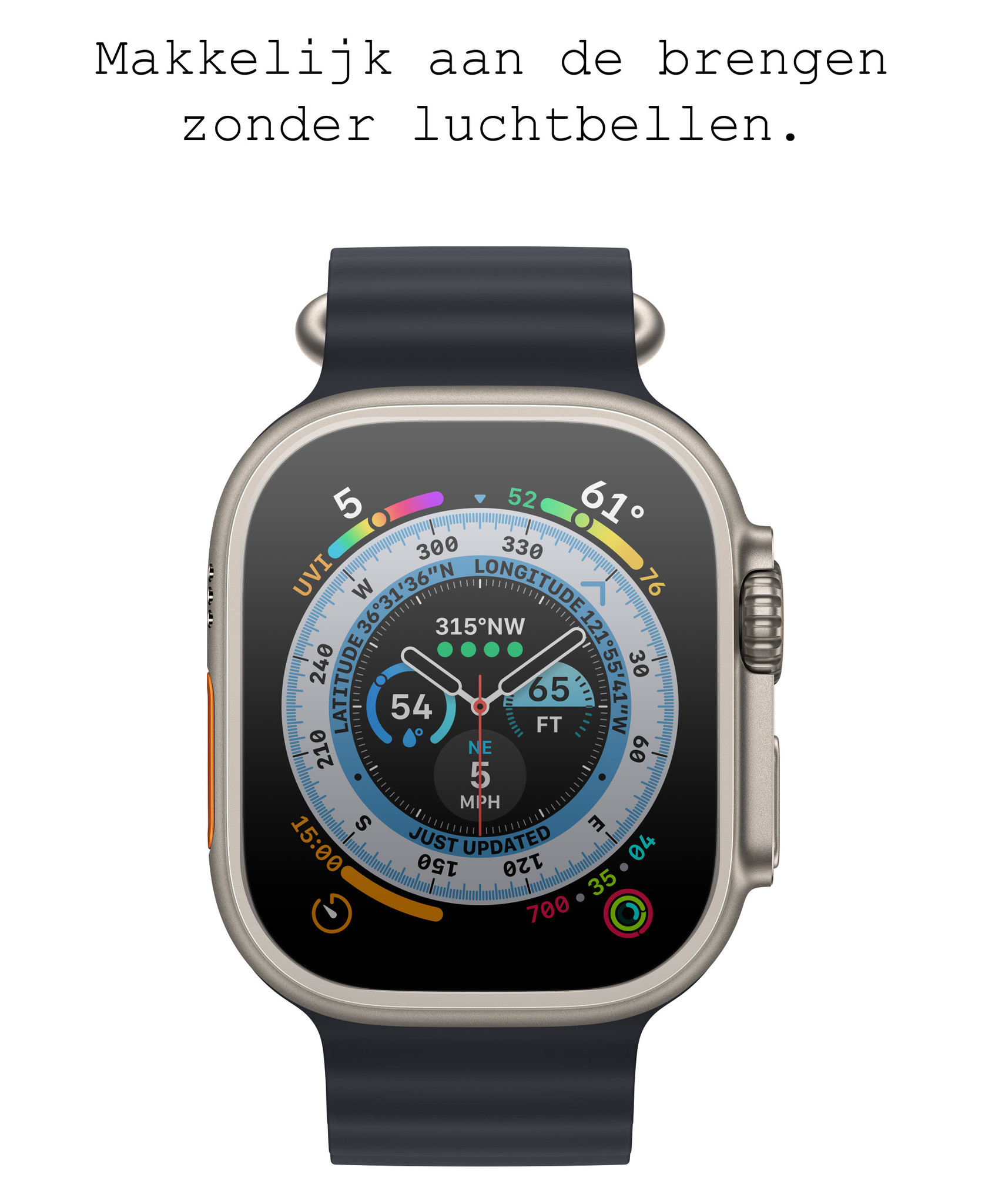 BASEY. Screenprotector Geschikt voor Apple Watch Ultra Screenprotector Tempered Glass Beschermglas - Screenprotector Geschikt voor Apple Watch Ultra (49 mm) Screen Protector - 3 Stuks