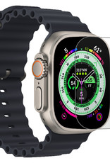 Nomfy Screenprotector Geschikt voor Apple Watch Ultra Screenprotector Bescherm Glas - Screen Protector Geschikt voor Apple Watch Ultra (49 mm) Screenprotector Tempered Glass