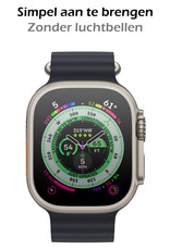 Nomfy Screenprotector Geschikt voor Apple Watch Ultra Screenprotector Bescherm Glas - Screen Protector Geschikt voor Apple Watch Ultra (49 mm) Screenprotector Tempered Glass - 3 PACK