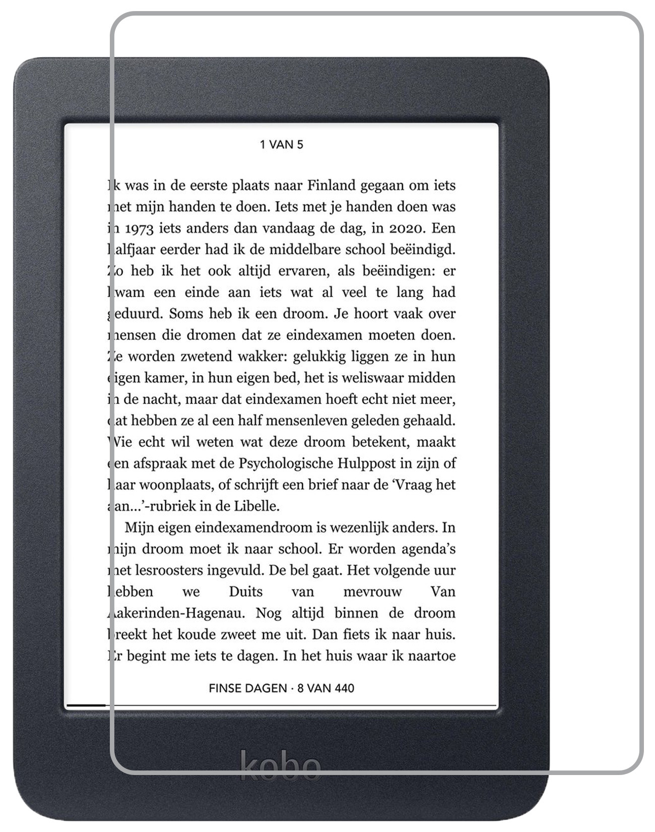 BASEY. Screenprotector Geschikt voor Kobo Nia Screenprotector Tempered Glass - Screenprotector Geschikt voor Kobo Nia Screen Protector