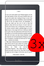 BASEY. Screenprotector Geschikt voor Kobo Nia Screenprotector Tempered Glass - Screenprotector Geschikt voor Kobo Nia Screen Protector - 3 Stuks