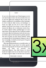 NoXx Screenprotector Geschikt voor Kobo Nia Screenprotector Bescherm Glas Tempered Glass Screen Protector - 3x
