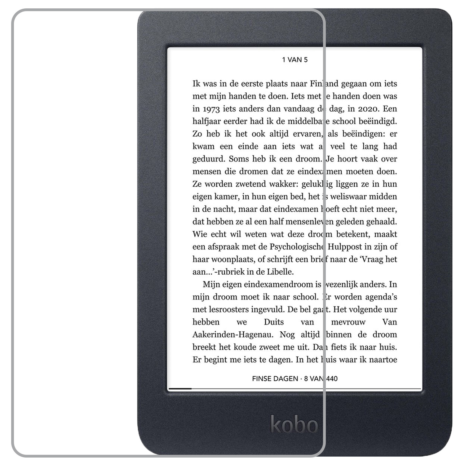 Nomfy Screenprotector Geschikt voor Kobo Nia Screenprotector Bescherm Glas - Screenprotector Geschikt voor Kobo Nia Screen Protector Tempered Glass