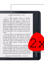 BASEY. Screenprotector Geschikt voor Kobo Sage Screenprotector Tempered Glass - Screenprotector Geschikt voor Kobo Sage Screen Protector - 2 Stuks