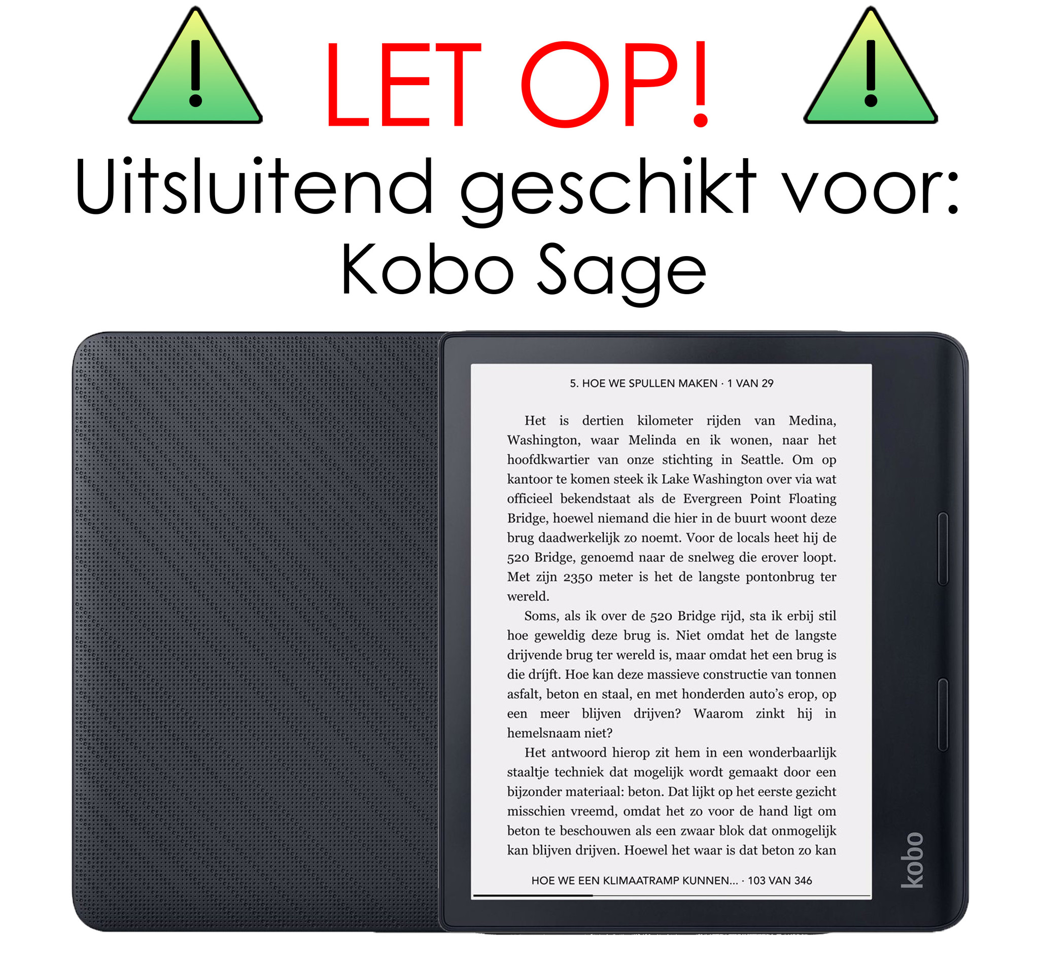 NoXx Screenprotector Geschikt voor Kobo Sage Screenprotector Bescherm Glas Tempered Glass Screen Protector