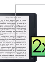 NoXx Screenprotector Geschikt voor Kobo Sage Screenprotector Bescherm Glas Tempered Glass Screen Protector - 2x