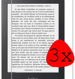 BASEY. BASEY. Kobo Clara 2E Screenprotector - 3 stuks