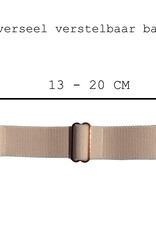 BASEY. Nylon Bandje Geschikt Voor Apple Watch Bandje 38/40/41 mm - Horloge Band Verstelbare Gesp Polsband Geschikt Voor Apple Watch 1-8 / SE - 38/40/41 mm - Creme