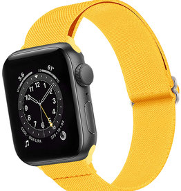 BASEY. BASEY. Apple Watch Bandje Stof Verstelbaar (38/40/41 mm) - Geel