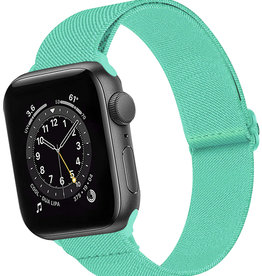 BASEY. BASEY. Apple Watch Bandje Stof Verstelbaar (38/40/41 mm) - Mint