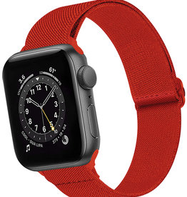 BASEY. BASEY. Apple Watch Bandje Stof Verstelbaar (38/40/41 mm) - Rood