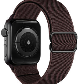 NoXx NoXx Apple Watch Bandje Stof Verstelbaar (38/40/41 mm) - Bruin