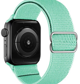 NoXx NoXx Apple Watch Bandje Stof Verstelbaar (38/40/41 mm) - Mint