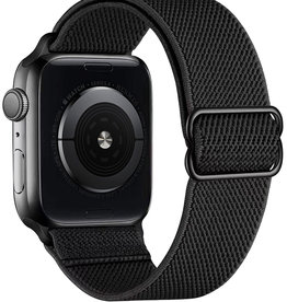 NoXx NoXx Apple Watch Bandje Stof Verstelbaar (38/40/41 mm) - Zwart